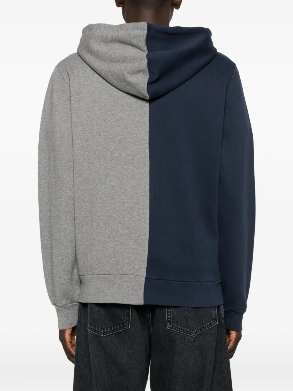 Marc Jacobs X A.p.c. Long-sleeved Hoodie In Blue