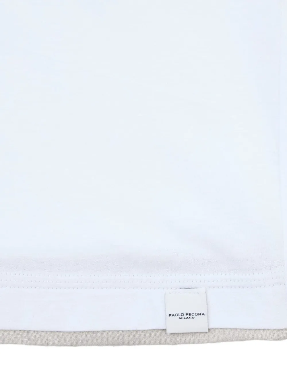 Paolo Pecora Gelaagd T-shirt Wit