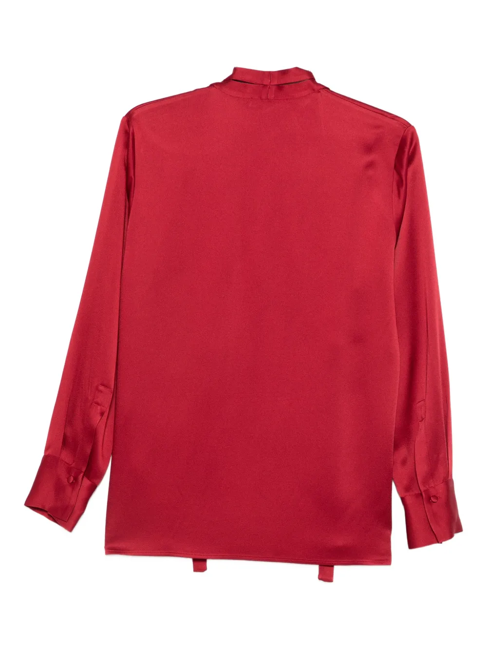 Antonelli tie-neck blouse - Rood