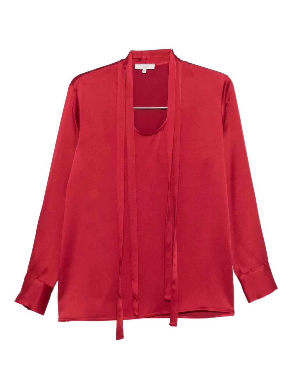 Antonelli Tie-neck Blouse In Red