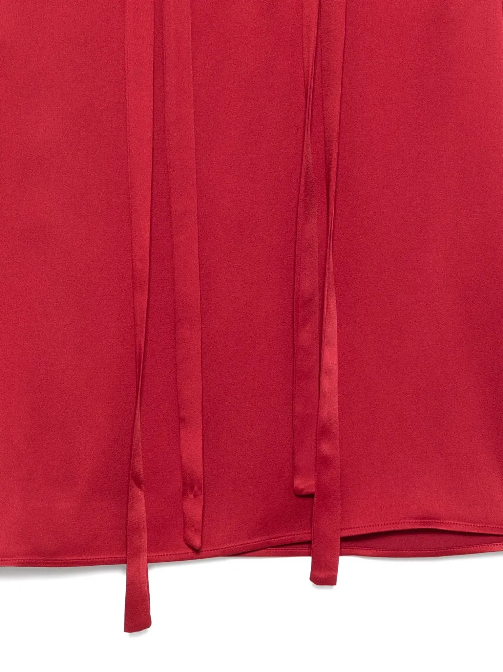 Antonelli Tie-neck Blouse In Red