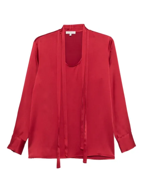 Antonelli tie-neck blouse