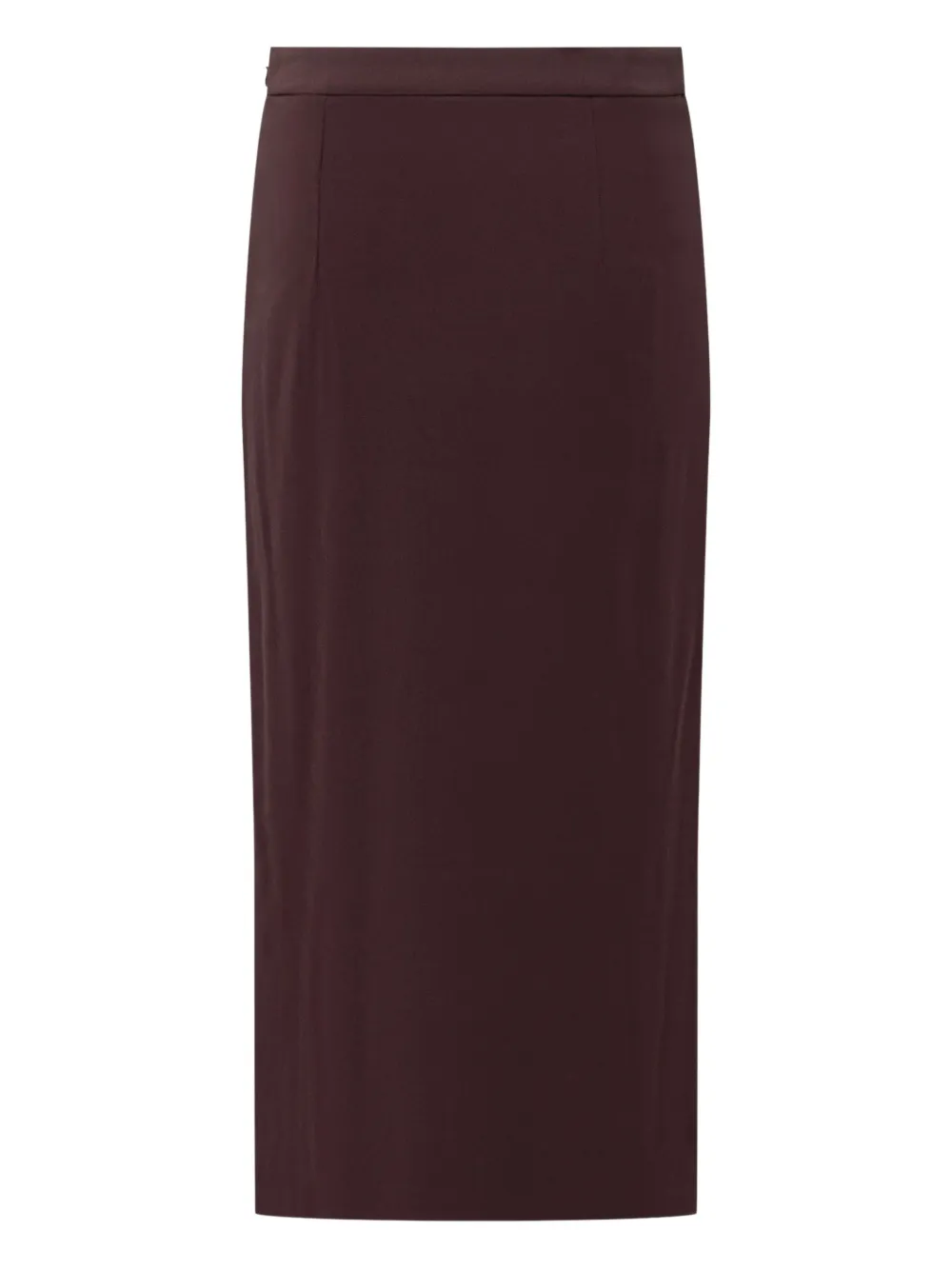 TOM FORD Maxi-plooirok met gewikkeld effect Paars