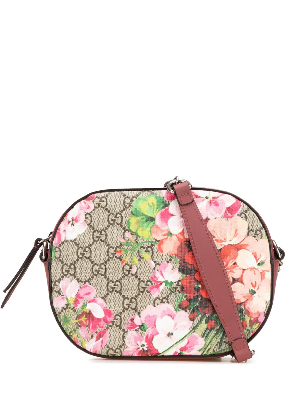 Gucci Pre-Owned 2016-2024 Mini GG Supreme Blooms Chain crossbody bag - Gucci Pre-Owned 2016-2024 Mini GG Supreme Blooms Chain crossbody bag -