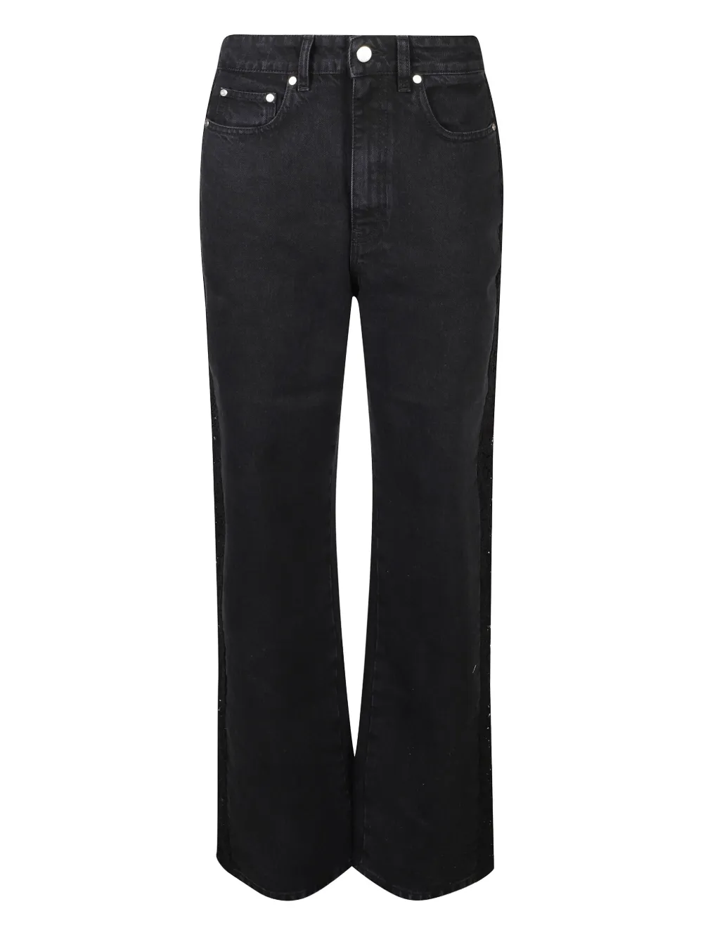 Stella McCartney Jeans met kanten vlakken Zwart