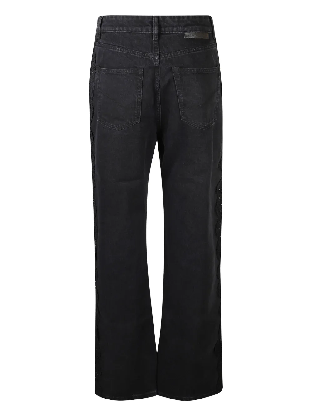 Stella McCartney Jeans met kanten vlakken Zwart