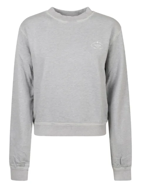 Prada logo-print cotton sweatshirt
