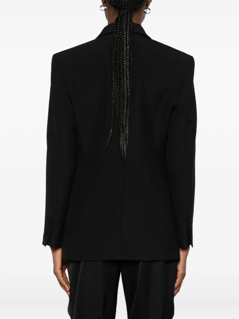 SANDRO Blazer met dubbele rij knopen Zwart