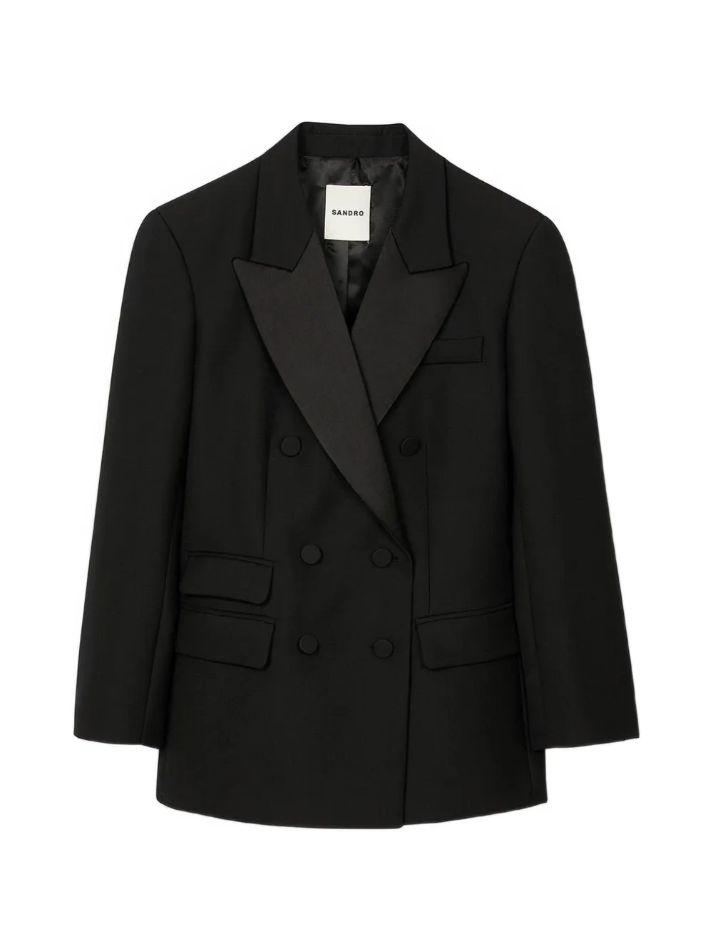 SANDRO Blazer doppiopetto - Nero