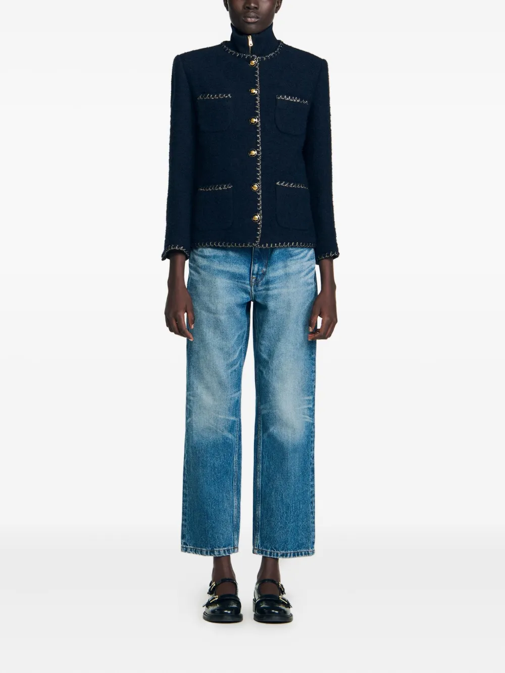 SANDRO chamarra de tweed | Chamarras de tweed | Image 2