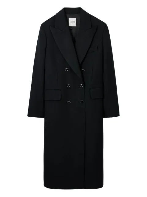 SANDRO double-breasted coat