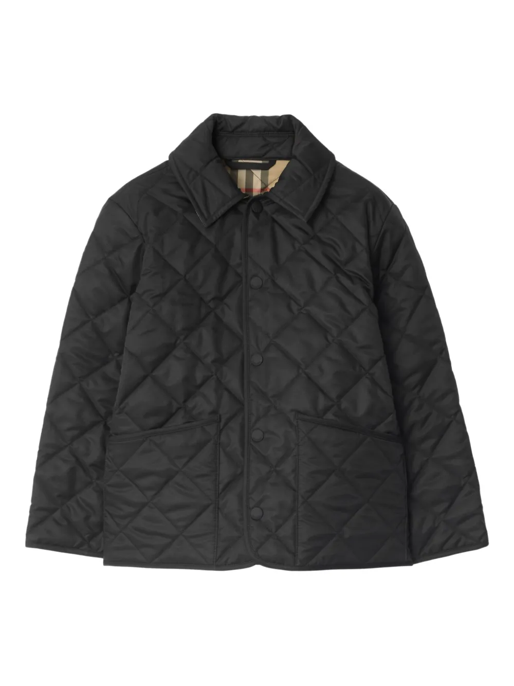 Burberry Kids Giacca trapuntata - Nero