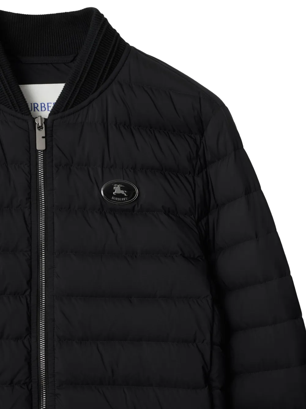 Burberry Gewatteerd jack Zwart