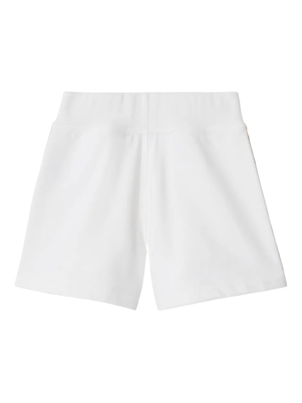 Burberry Kids Geruite shorts met zijvlak Wit