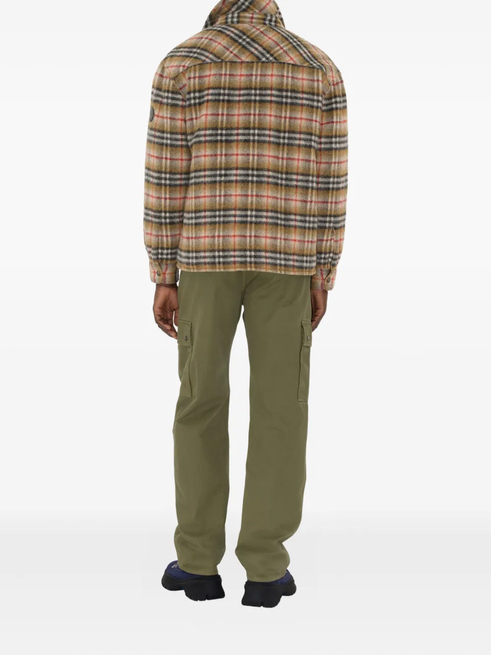 Burberry Geruit shirtjack Bruin