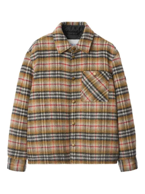 Burberry sobrecamisa a cuadros