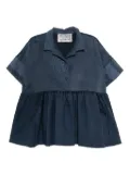 By Walid April top - Blue
