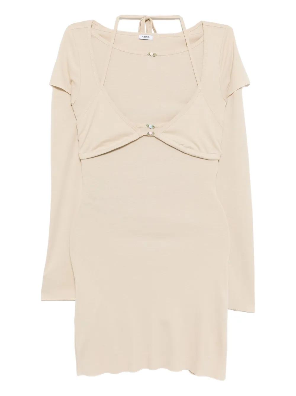 Abra overlayered dress | Neutrals | Image 1