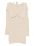 Abra overlayered dress - Neutrals
