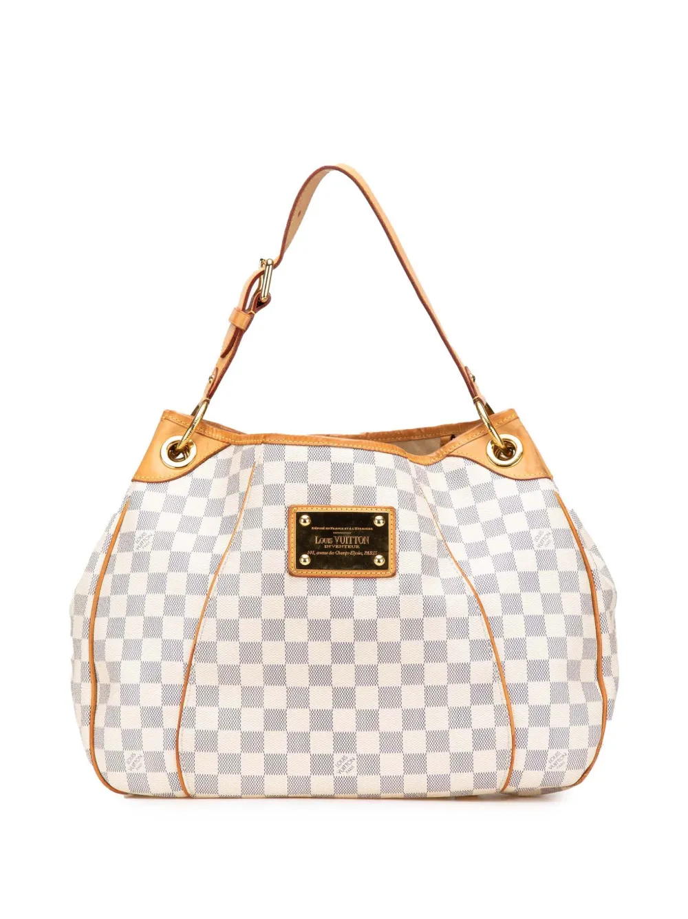 Louis Vuitton Pre-Owned 2010 Damier Azur Galliera PM shoulder bag - Louis Vuitton Pre-Owned 2010 Damier Azur Galliera PM shoulder bag -