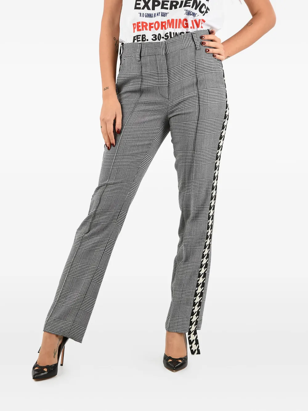 Off-White Wollen broek - Zwart