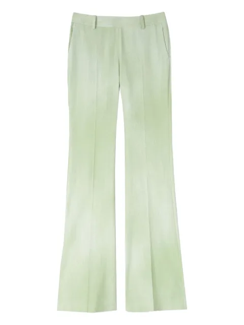Ermanno Scervino pressed-crease flared trousers