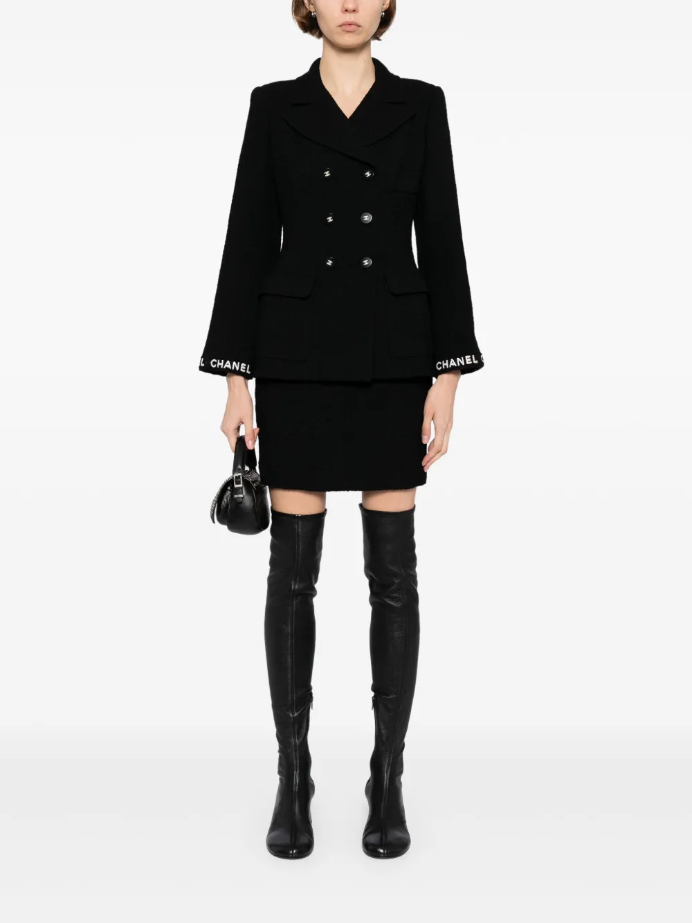 CHANEL Pre-Owned 1995 setup skirt suit | Image 2