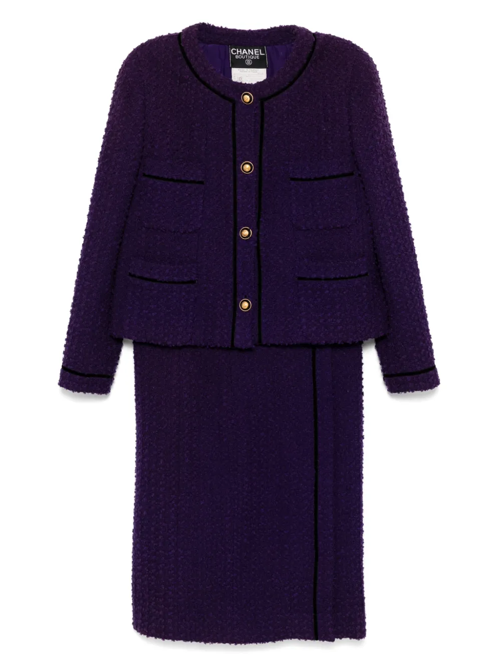 Pre-owned Chanel 1993 Setup Skirt Suit