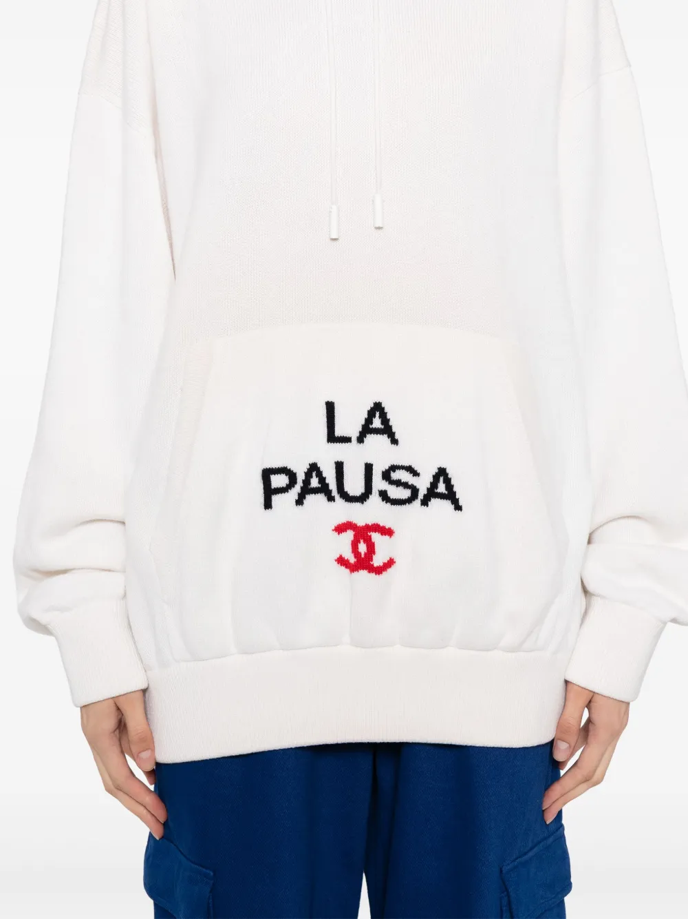 Pre-owned Chanel 2018-2019s Cashmere Hoodie