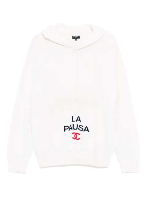 CHANEL Pre-Owned 2018-2019s cashmere hoodie