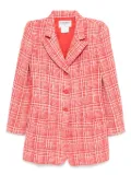 CHANEL Pre-Owned 1997 single-breasted blazer - Red