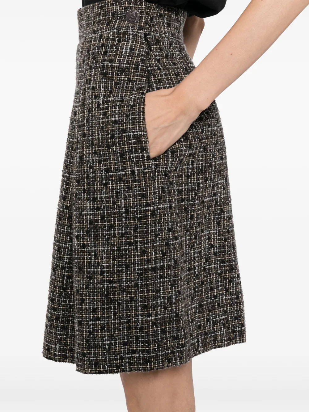 Pre-owned Chanel 2009 Tweed Skirt