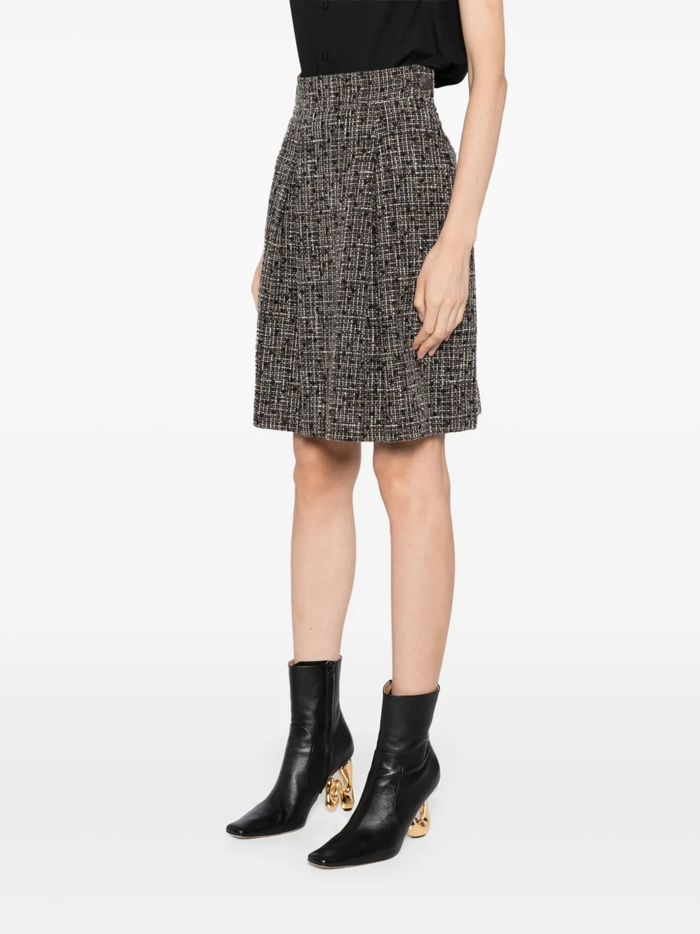 Pre-owned Chanel 2009 Tweed Skirt