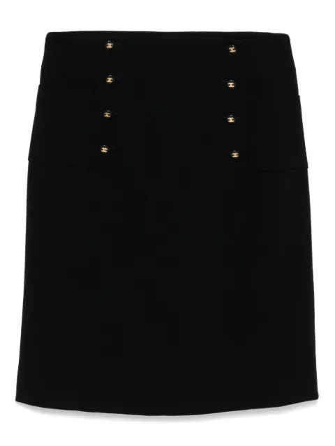 CHANEL Pre-Owned 1997 wool skirt