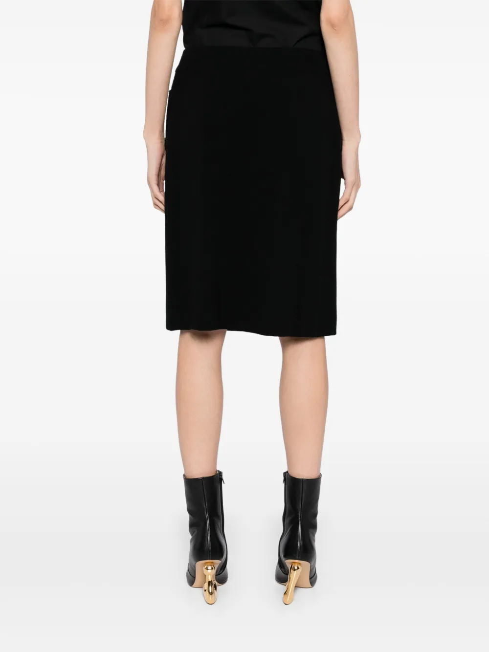 Pre-owned Chanel 1997 Wool Skirt