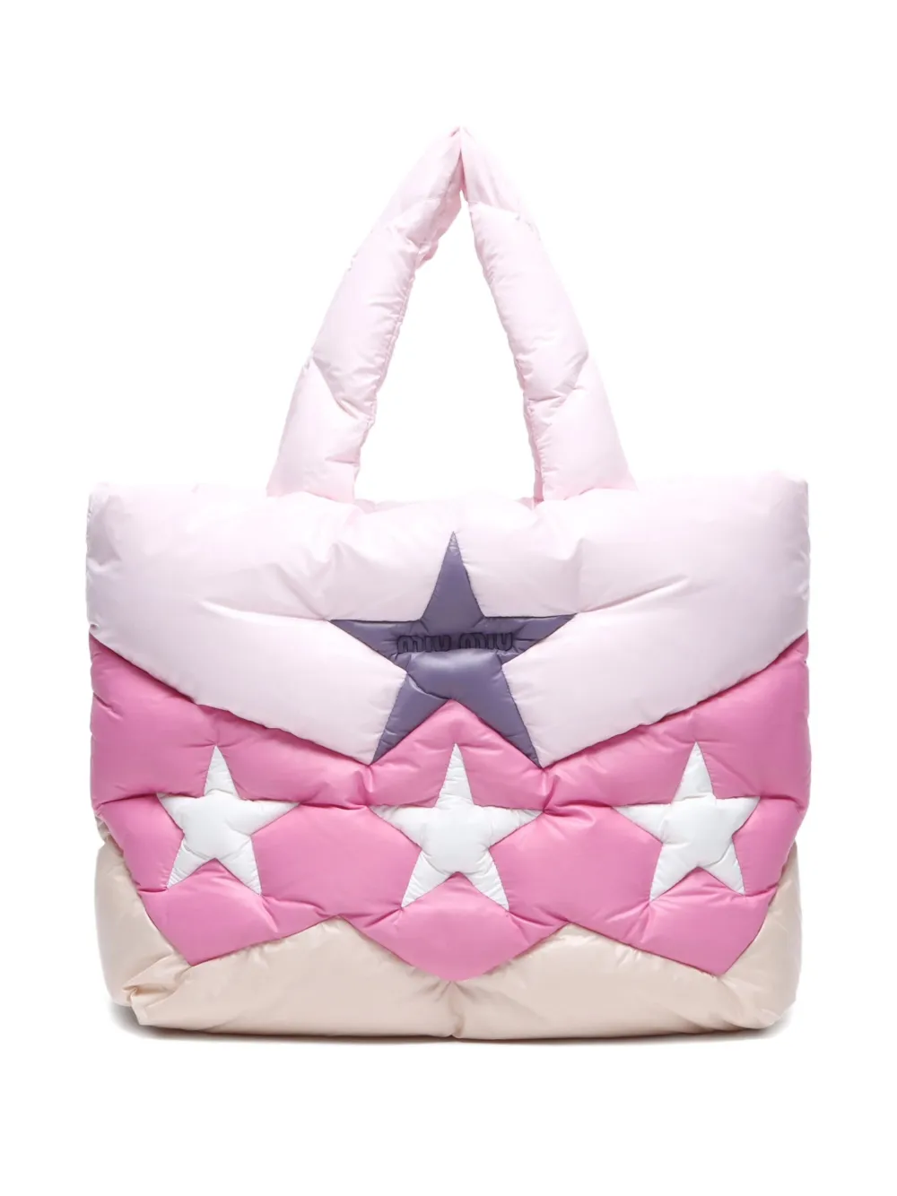 Miu Miu Pre-Owned 2000-2015 padded star tote bag | Image 2