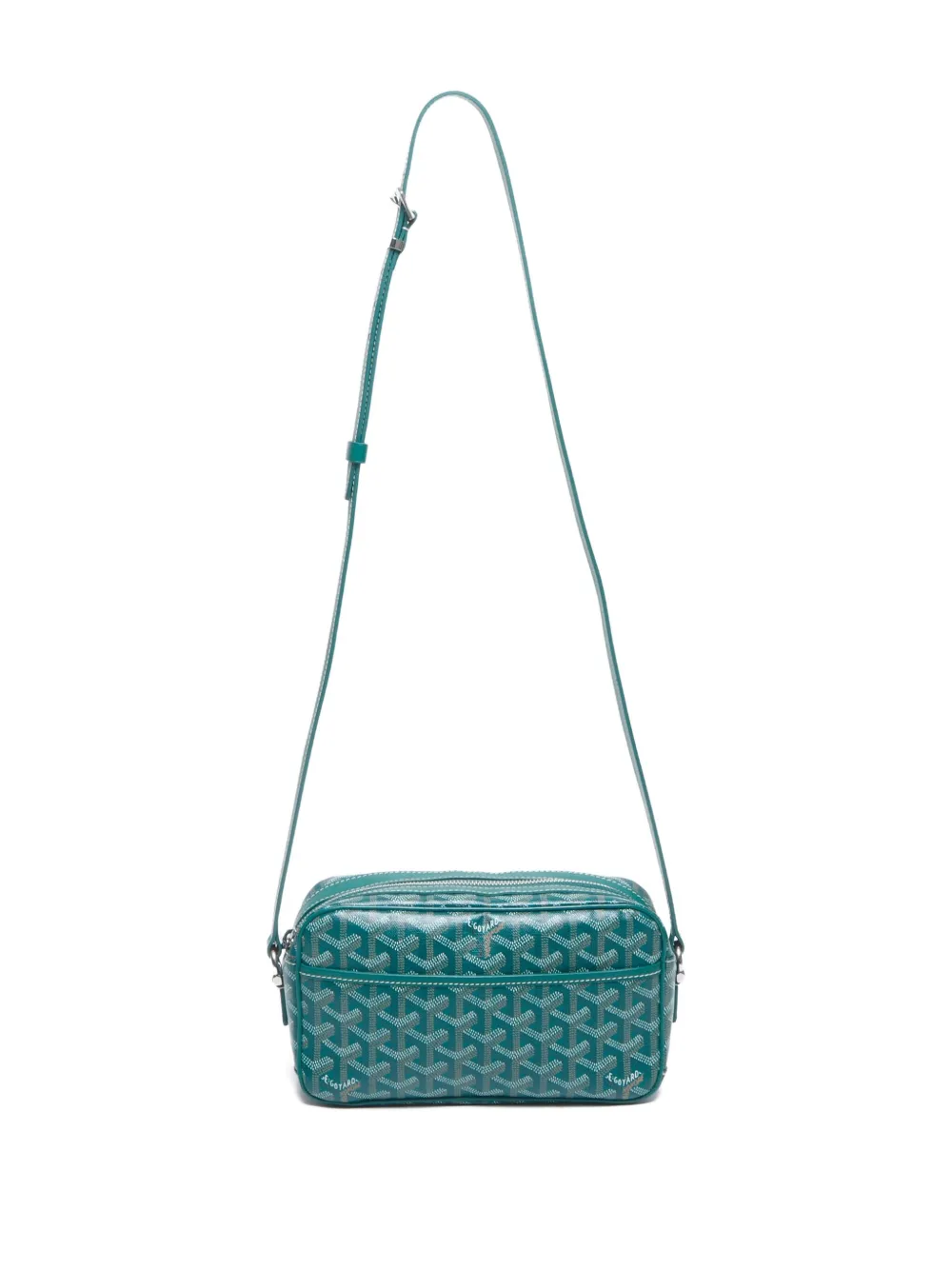 Pre-owned Goyard 2010s-2020s Cap-vert Pm Shoulder Bag In Green