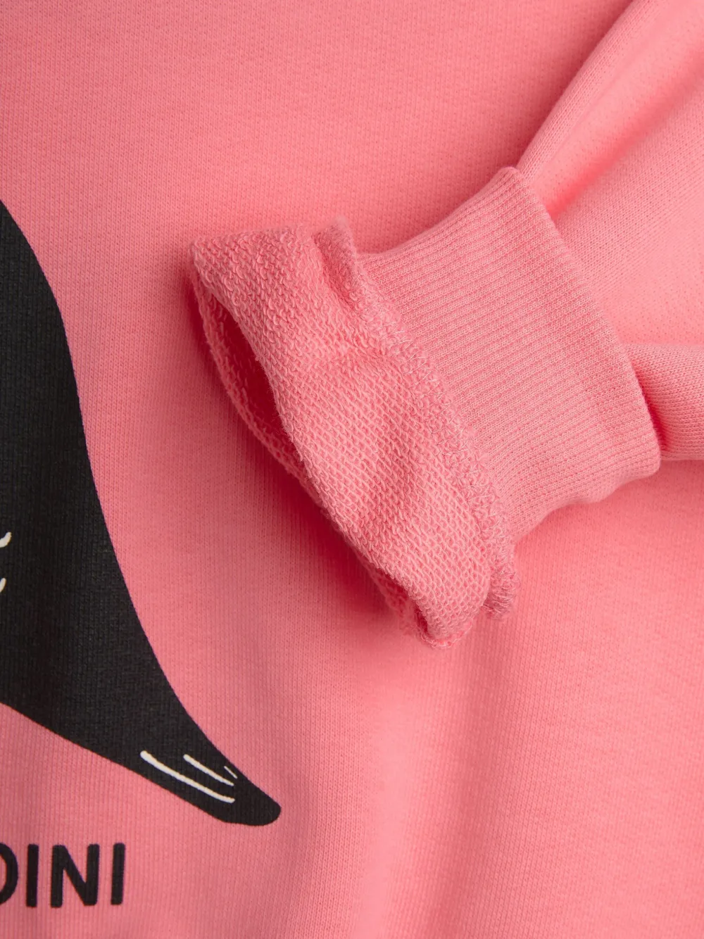 Mini Rodini Sweater met grafische vogelprint Roze