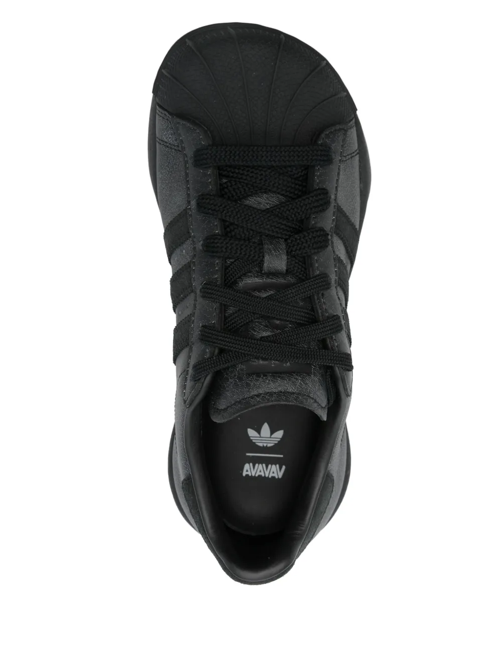 adidas x AVAVAV Superstar leather sneakers Black