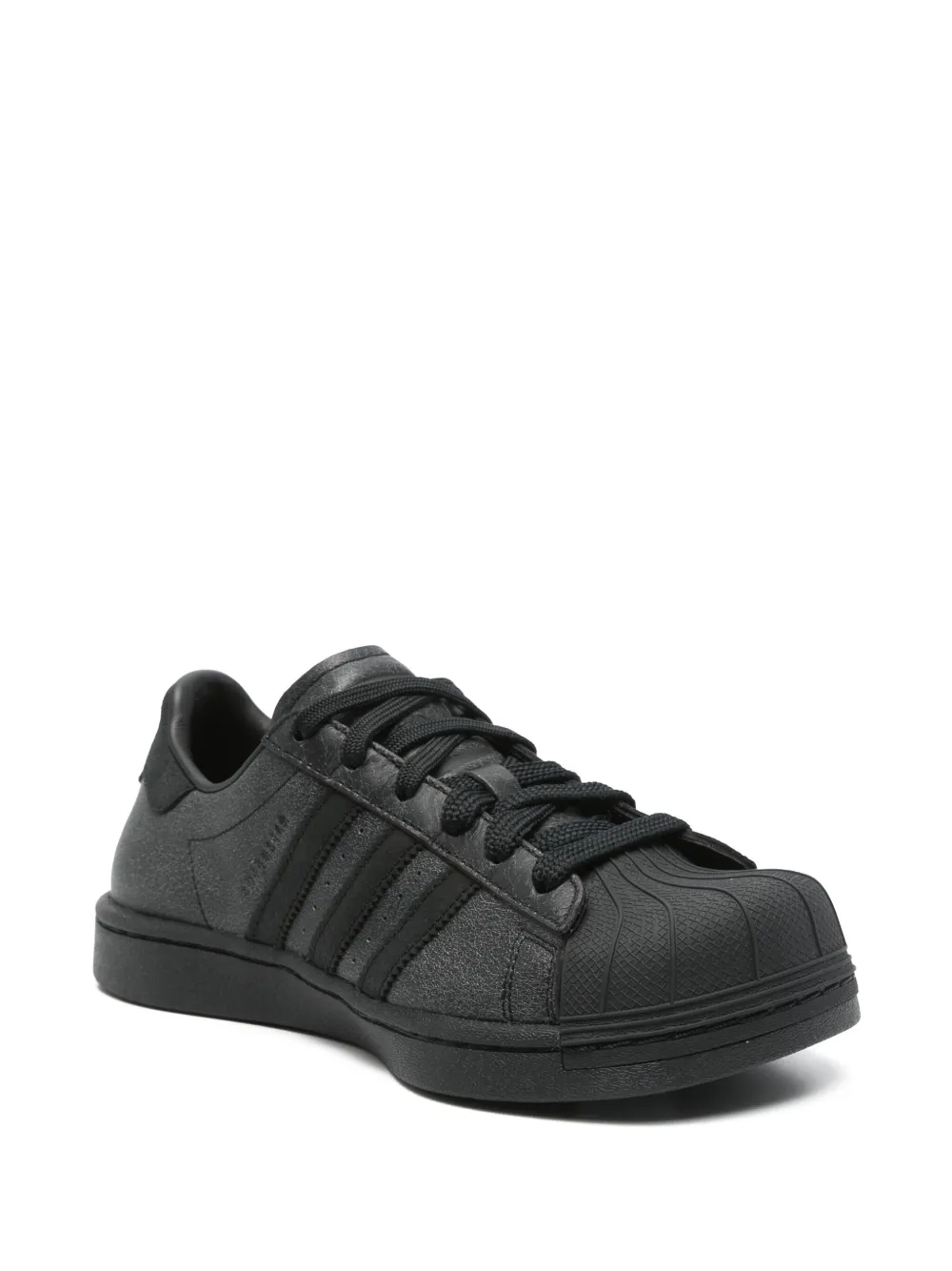 Adidas x AVAVAV Superstar leren sneakers - Zwart