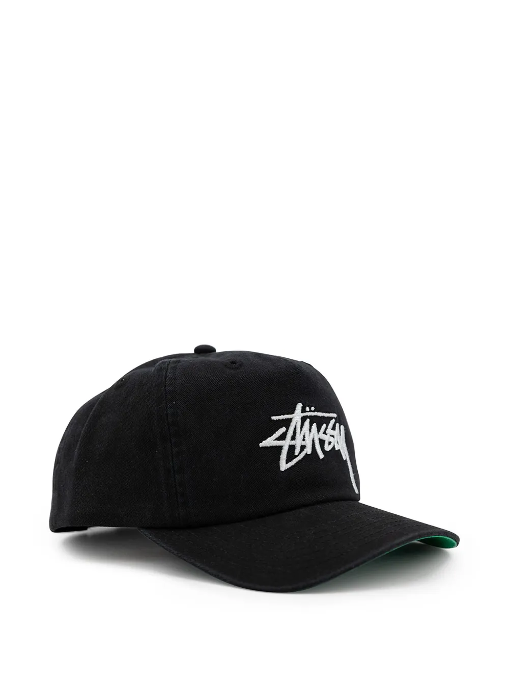 Stüssy Honkbalpet met geborduurd logo - Zwart