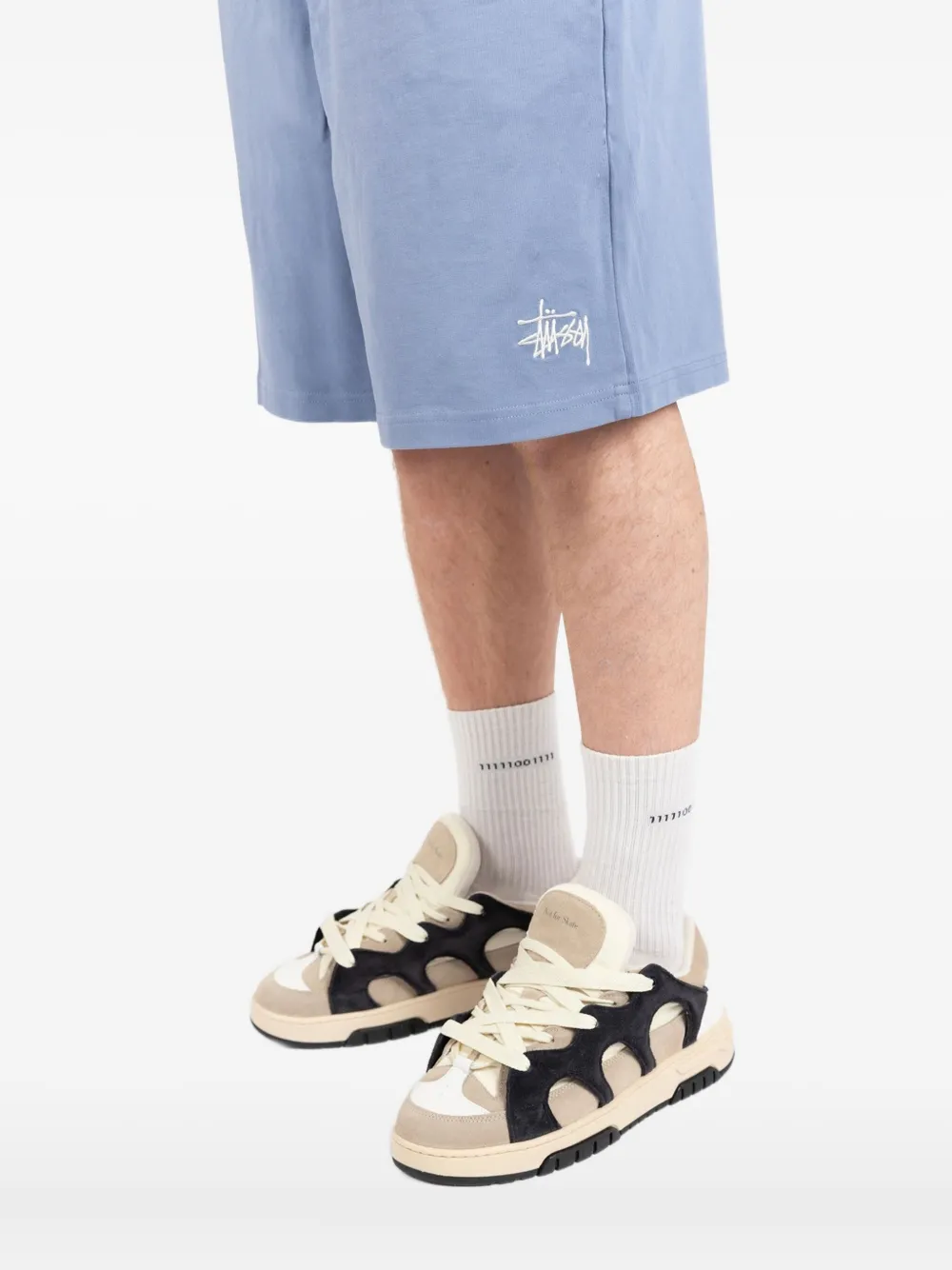 Stüssy cotton shorts Blauw
