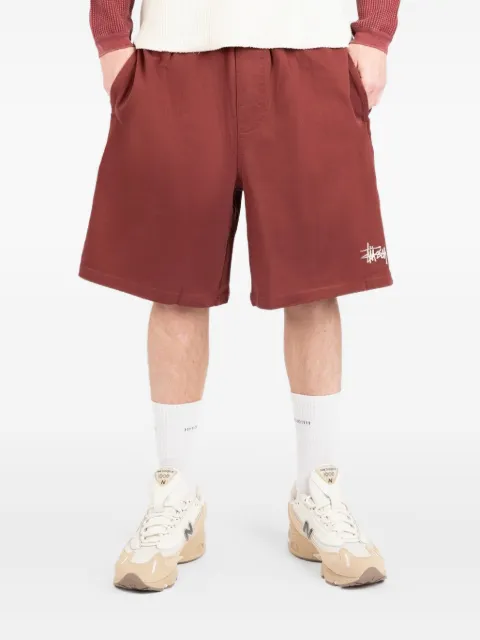 Stüssy embroidered-logo shorts