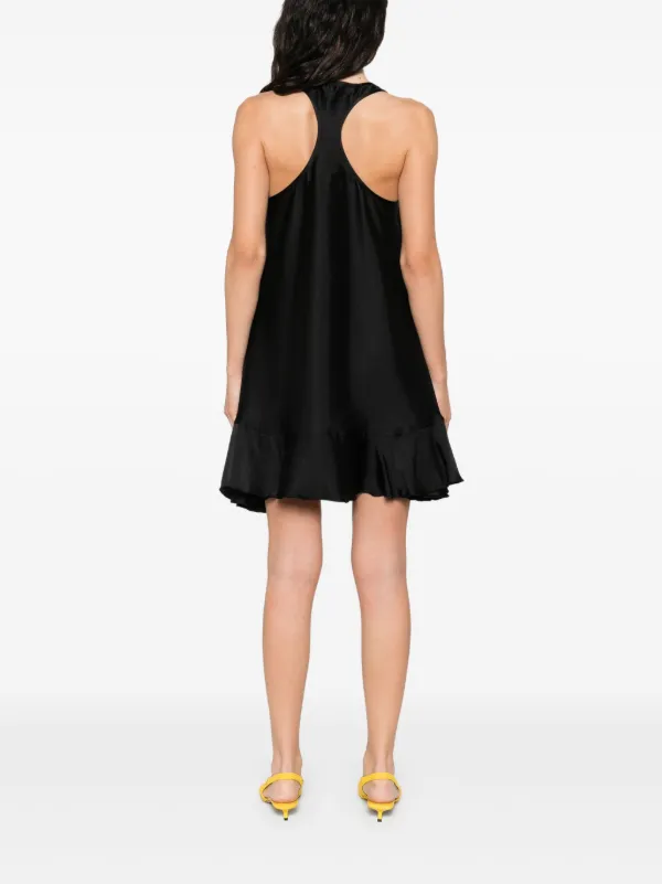 ワンピースその他 ANINE BING Black Lilith dress in silk blend ANINE BING Lilith Dress | Black | FARFETCH