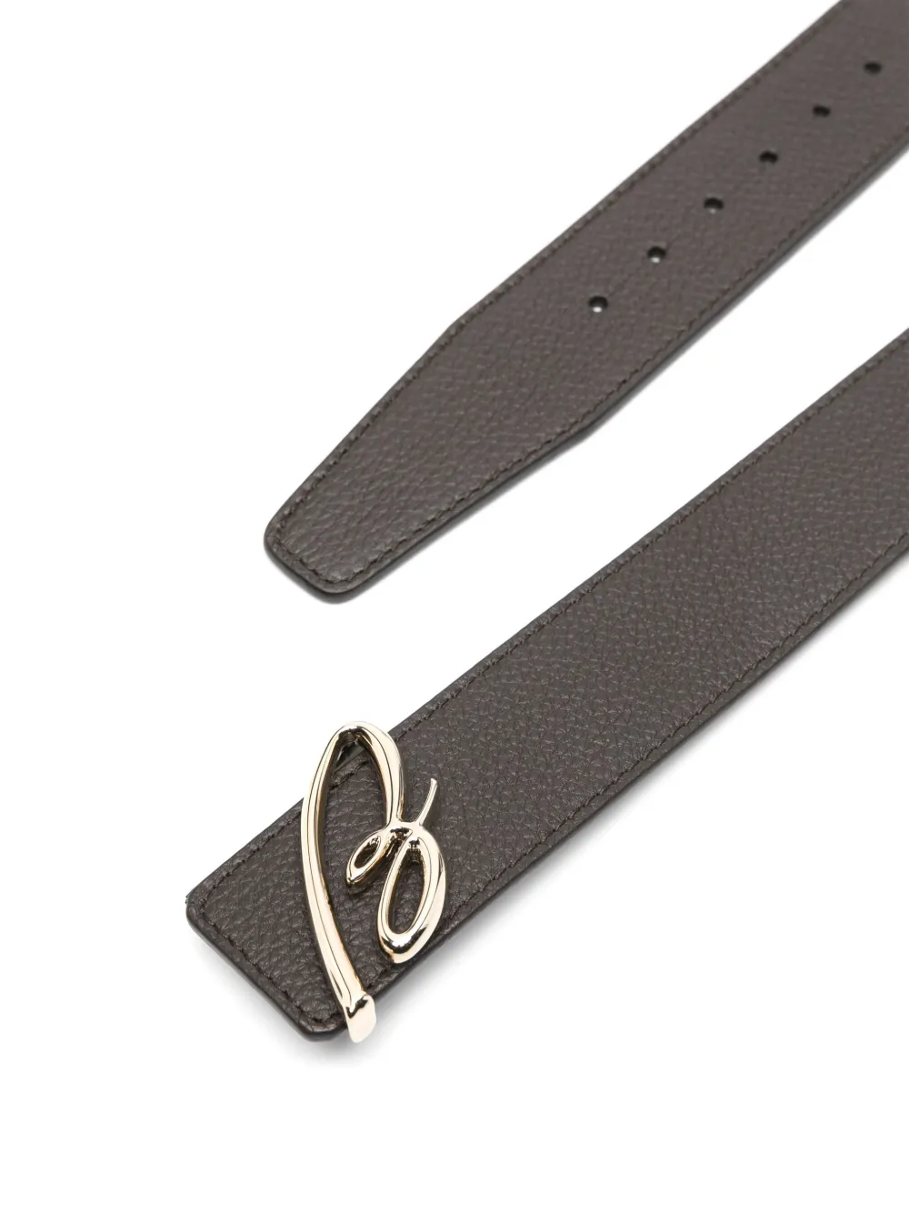 Brioni leather belt - Bruin