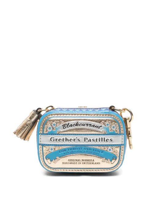 Anya Hindmarch leather wallet keychain