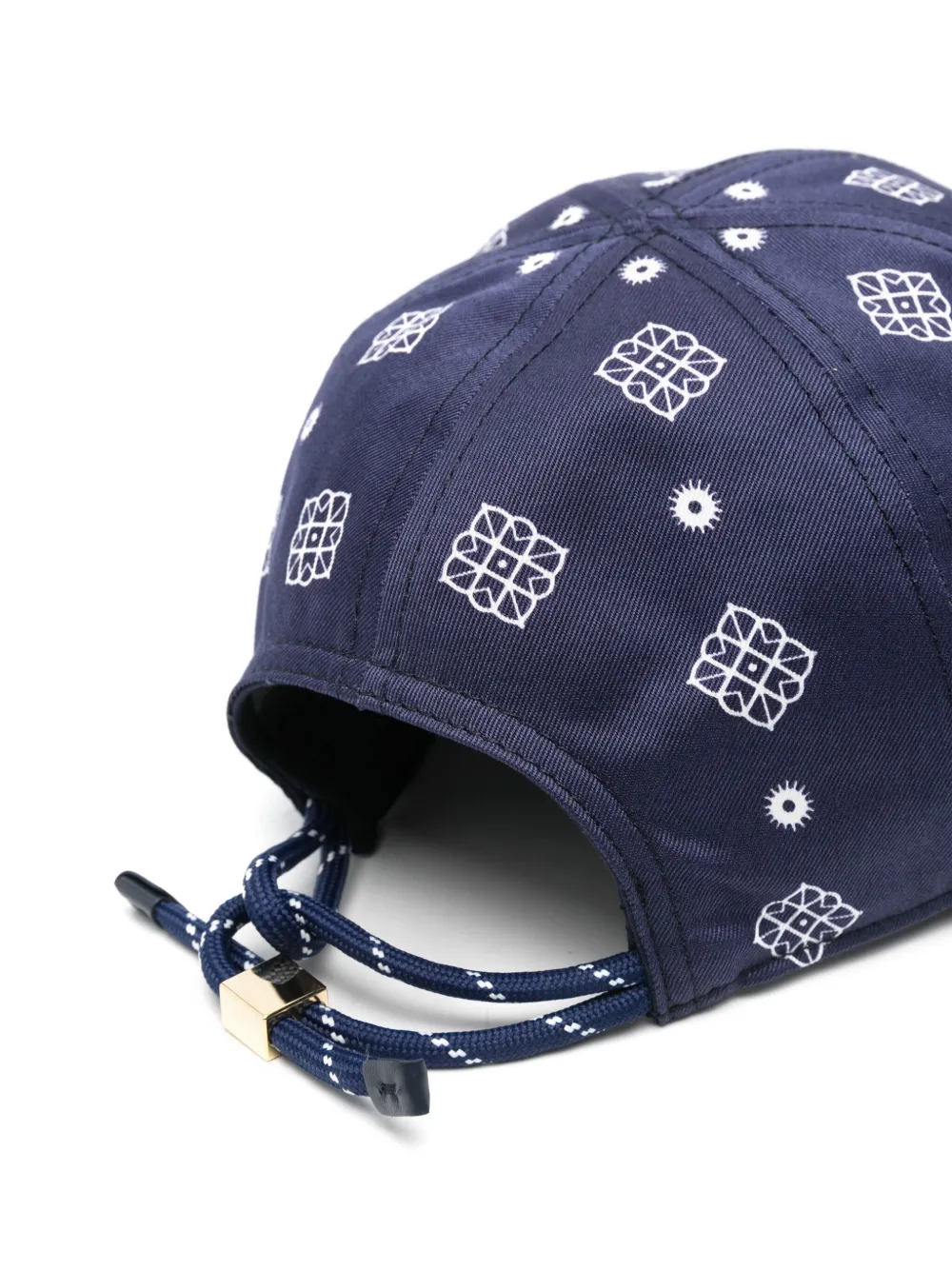 Miu Miu logo-embroidered cap - Blauw