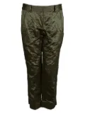 Vera Wang tapered satin trousers - Green