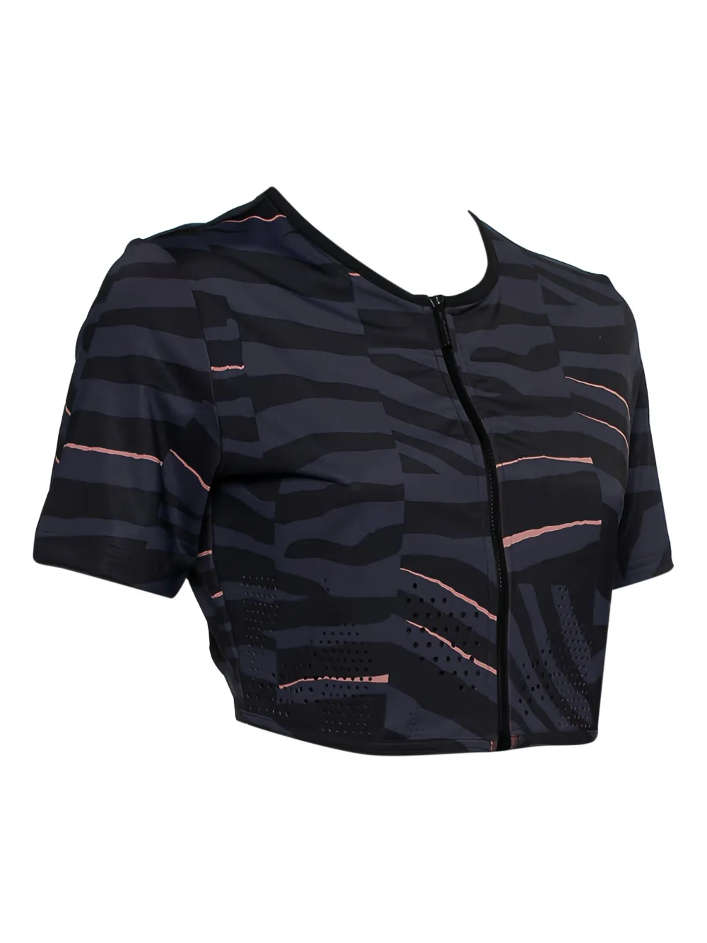 adidas by Stella McCartney pre-owned abstract-print zip-up top | Image 2