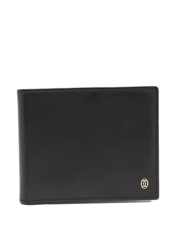 Cartier 二つ折り Cartier Leather Bifold Wallet | Black | FARFETCH CA